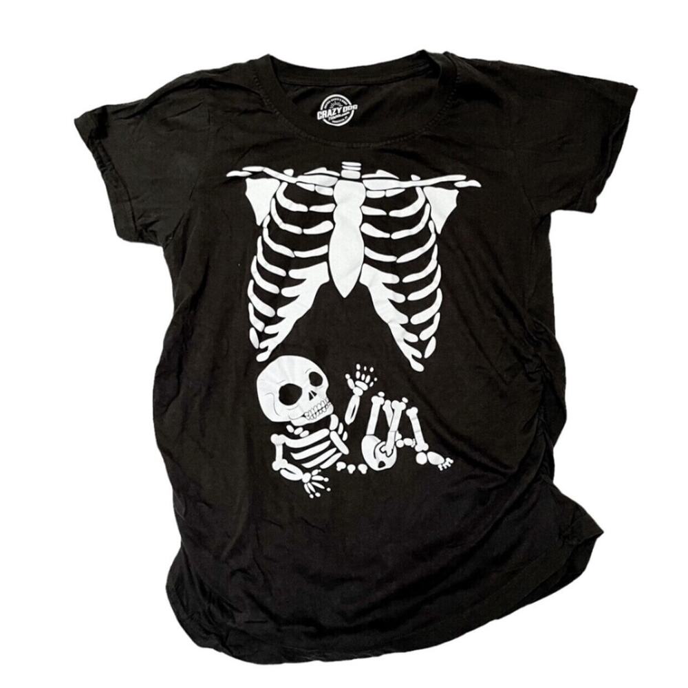 Crazy Dog Maternity Halloween Tee Size S